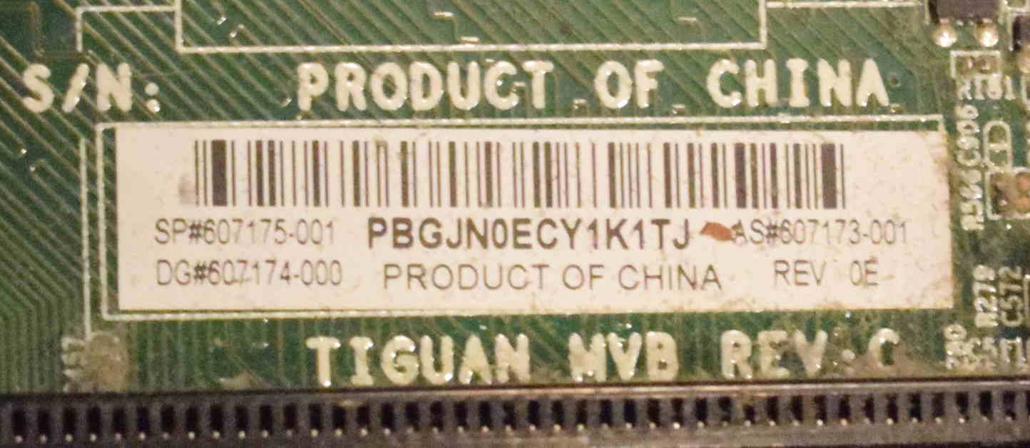 motherboard sticker